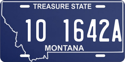 MT license plate 101642A
