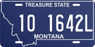 MT license plate 101642L