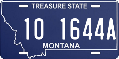 MT license plate 101644A