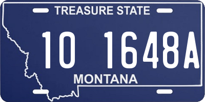 MT license plate 101648A