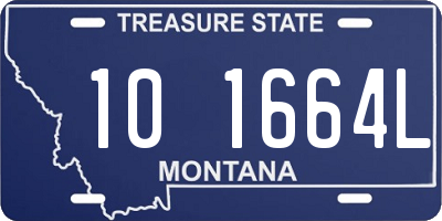 MT license plate 101664L