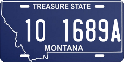 MT license plate 101689A
