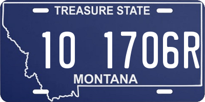 MT license plate 101706R