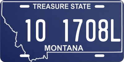 MT license plate 101708L