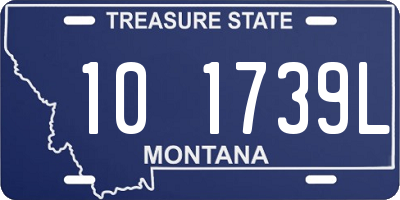 MT license plate 101739L