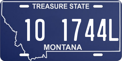 MT license plate 101744L
