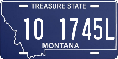 MT license plate 101745L