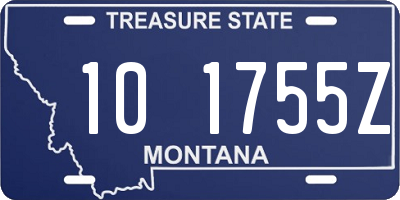 MT license plate 101755Z