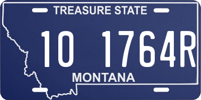 MT license plate 101764R
