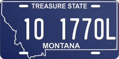 MT license plate 101770L