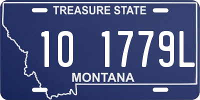 MT license plate 101779L