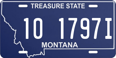 MT license plate 101797I