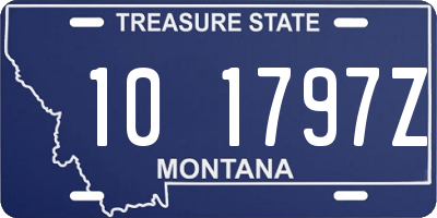 MT license plate 101797Z