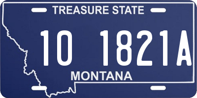 MT license plate 101821A