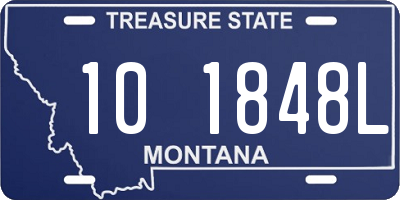 MT license plate 101848L