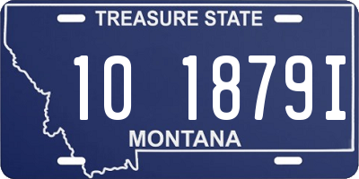 MT license plate 101879I