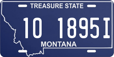 MT license plate 101895I