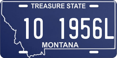 MT license plate 101956L