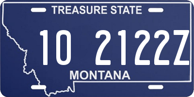 MT license plate 102122Z