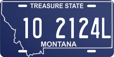 MT license plate 102124L