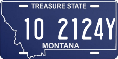 MT license plate 102124Y