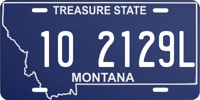 MT license plate 102129L