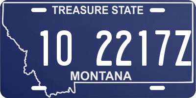 MT license plate 102217Z