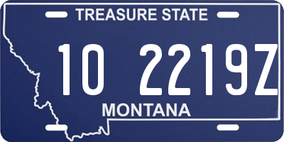 MT license plate 102219Z