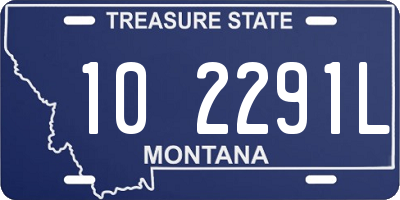 MT license plate 102291L