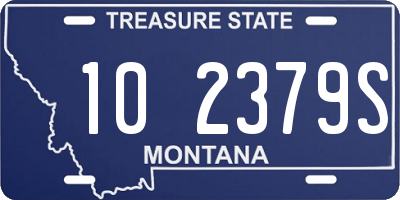 MT license plate 102379S