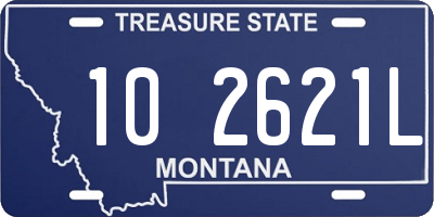 MT license plate 102621L