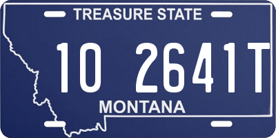 MT license plate 102641T