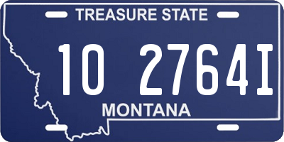 MT license plate 102764I