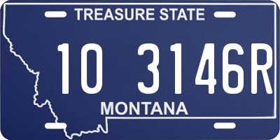 MT license plate 103146R