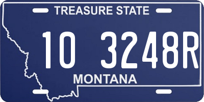 MT license plate 103248R