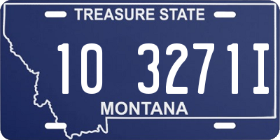 MT license plate 103271I