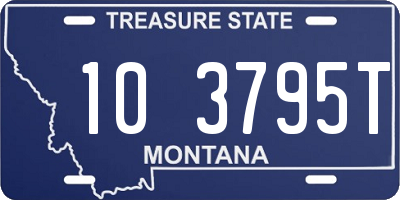 MT license plate 103795T