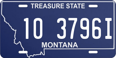 MT license plate 103796I