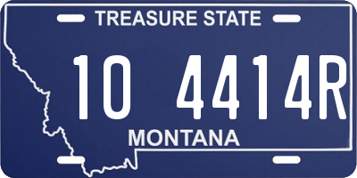 MT license plate 104414R