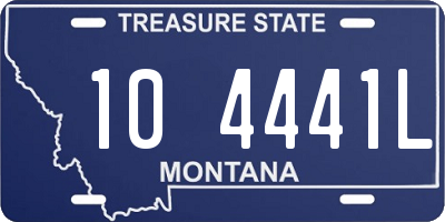 MT license plate 104441L