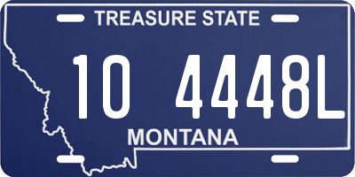 MT license plate 104448L