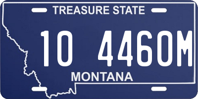 MT license plate 104460M