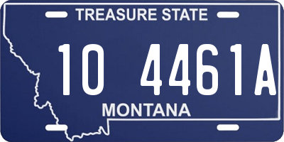 MT license plate 104461A