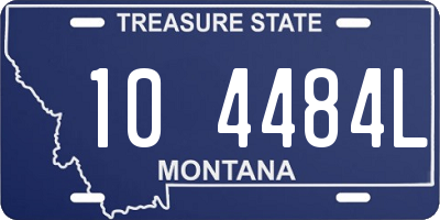 MT license plate 104484L