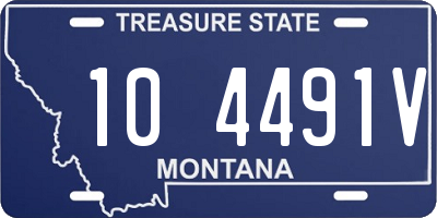 MT license plate 104491V