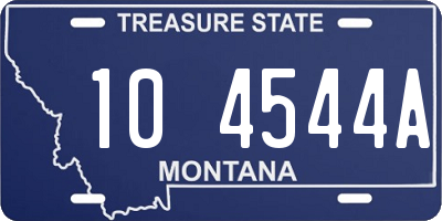 MT license plate 104544A