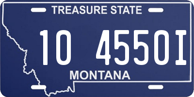 MT license plate 104550I