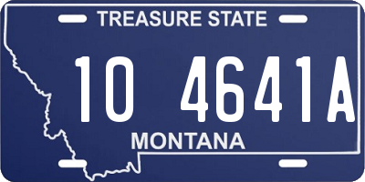 MT license plate 104641A