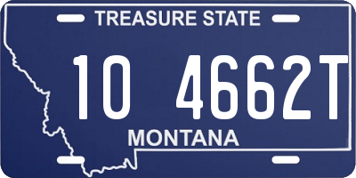 MT license plate 104662T