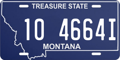 MT license plate 104664I